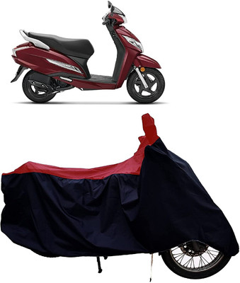 KEDIT Two Wheeler Cover for Honda(Activa 125, Red, Black)