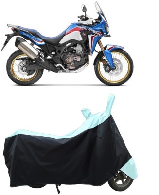 Coxtor Waterproof Two Wheeler Cover for Honda(Africa Twin, White)