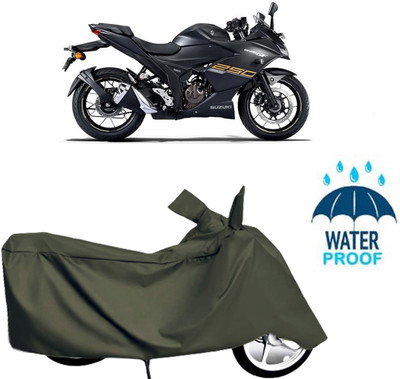 Autoinnovation Waterproof Two Wheeler Cover for Suzuki(Green)