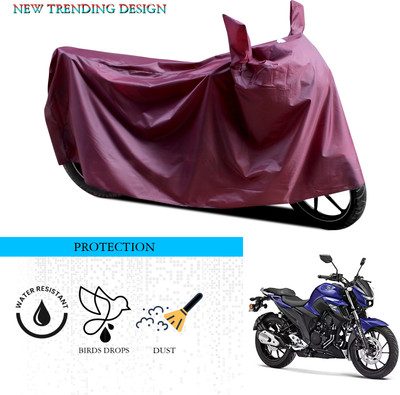 ANTHUB Waterproof Two Wheeler Cover for Yamaha(FZ 25, Maroon)