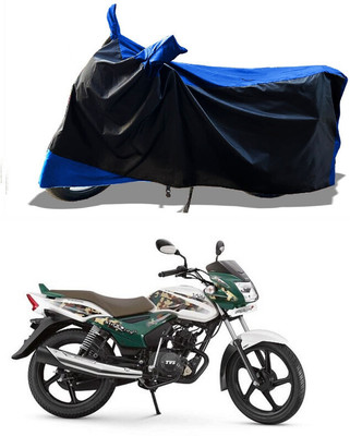 DeepShakshi AUTOMOTIVE Waterproof Two Wheeler Cover for TVS(Star City Plus BS6, Blue)