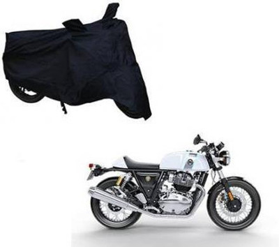 Love Me Waterproof Two Wheeler Cover for Royal Enfield(Continental GT, Black)