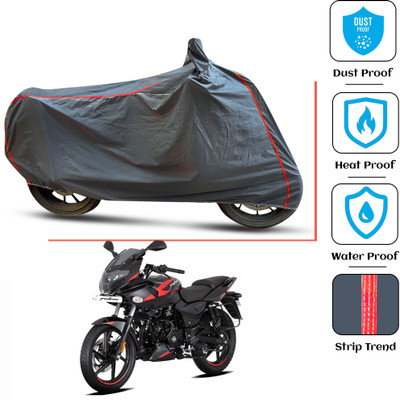 FAMEXON Waterproof Two Wheeler Cover for Bajaj(Pulsar 220 DTS-i, Blue)