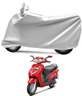 Genipap Two Wheeler Cover for Hero(Duet VX 110CC, Silver)