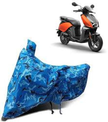 BOGYMON Waterproof Two Wheeler Cover for Hero(Electric, Blue)