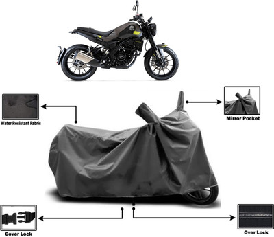 Amexride Two Wheeler Cover for Benelli(Leoncino 250, Grey)