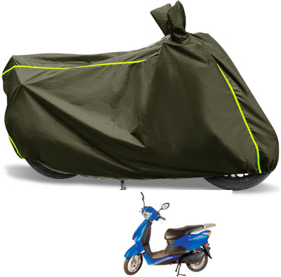 Euro Care Waterproof Two Wheeler Cover for Avon(E Scoot, Green)