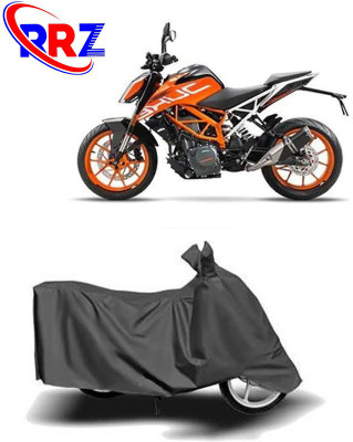 RRZ Waterproof Two Wheeler Cover for KTM(390 Duke, Grey)