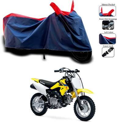 KEDIT Two Wheeler Cover for Suzuki(DR-Z50, Red)