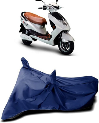 AASHTIK MART Two Wheeler Cover for Okinawa(Raise, Blue)