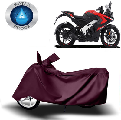 Autoinnovation Two Wheeler Cover for Bajaj(Pulsar 125, Maroon)