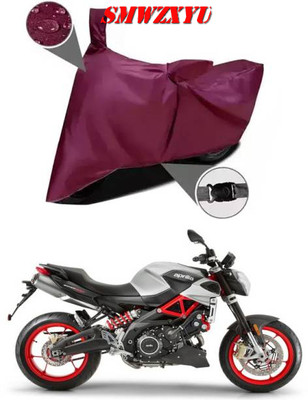 smwzxyu Waterproof Two Wheeler Cover for Aprilia(Shiver 900, Maroon)