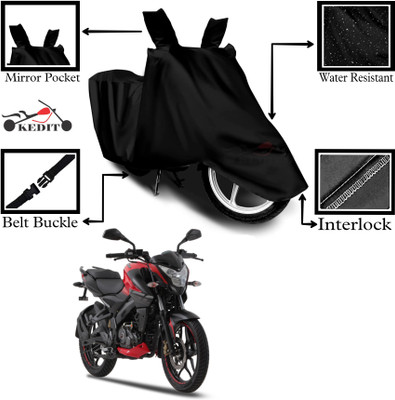 KEDIT Two Wheeler Cover for Bajaj(Pulsar 135 BS6, Black)