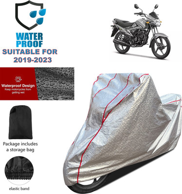 PAGORA Waterproof Two Wheeler Cover for Suzuki(Hayate EP, Silver)