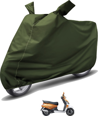 MOCKHE Waterproof Two Wheeler Cover for Mahindra(Gusto, Green)