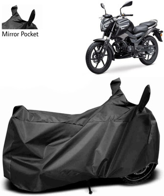 DeepShakshi AUTOMOTIVE Waterproof Two Wheeler Cover for TVS(Raider, Black)