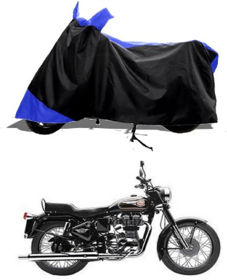 GROFATIK Two Wheeler Cover for Royal Enfield(Bullet 350, Blue)