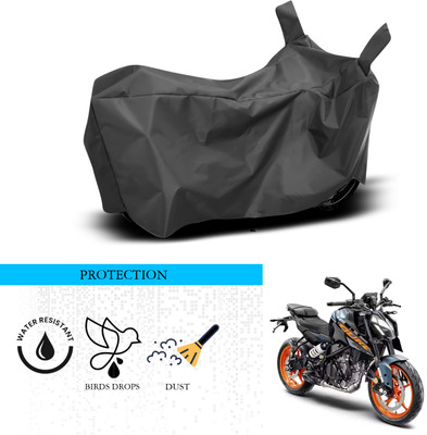 ANTHUB Waterproof Two Wheeler Cover for KTM(250 Duke, Black)