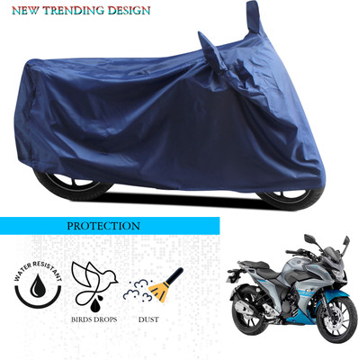 ANTHUB Waterproof Two Wheeler Cover for Yamaha(Fazer-250, Blue)