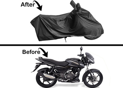 Archistylo Waterproof Two Wheeler Cover for Bajaj(Pulsar 150, Black)