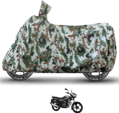 Caronix Waterproof Two Wheeler Cover for Bajaj(Discover 100 DTS-i, Green)
