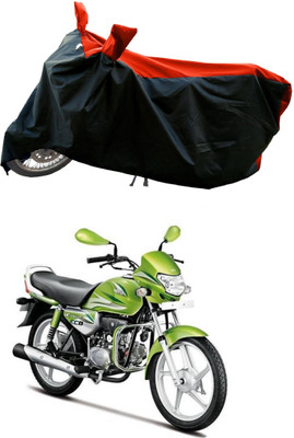 DeepShakshi AUTOMOTIVE Waterproof Two Wheeler Cover for Hero(HF Deluxe, Red)