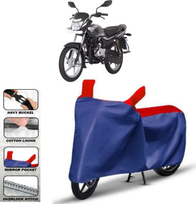 WMIZEXA Two Wheeler Cover for Bajaj(Platina 110, Red)