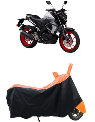 Coxtor Waterproof Two Wheeler Cover for Yamaha(MT 15, Orange)