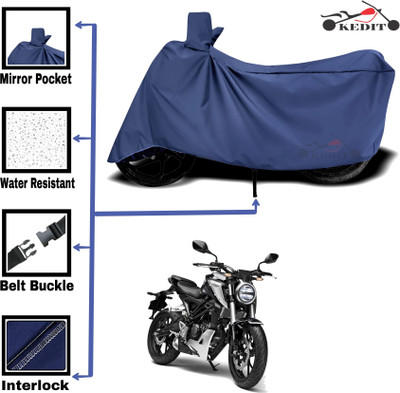 AASHTIK MART Two Wheeler Cover for Honda(Blue)