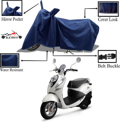 KEDIT Two Wheeler Cover for Universal For Bike(Blue)