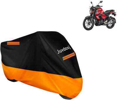 Juvdoxj Waterproof Two Wheeler Cover for Yamaha(FZ-FI BS6, Orange)