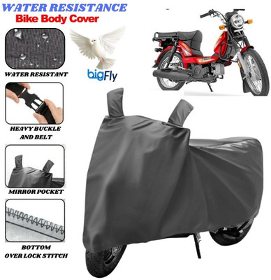 BigFly Two Wheeler Cover for TVS(XL 100 Heavy Duty, Grey)