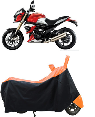 Coxtor Waterproof Two Wheeler Cover for Mahindra(MOJO XT 300, Orange)