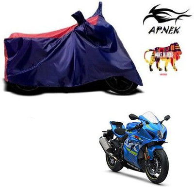 DeepShakshi AUTOMOTIVE Waterproof Two Wheeler Cover for Suzuki(GSX, Blue, Red)