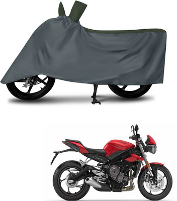 DeepShakshi AUTOMOTIVE Waterproof Two Wheeler Cover for Triumph(Street Triple, Multicolor)
