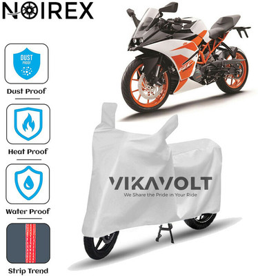 NOIREX Waterproof Two Wheeler Cover for KTM(RC 200, Silver)