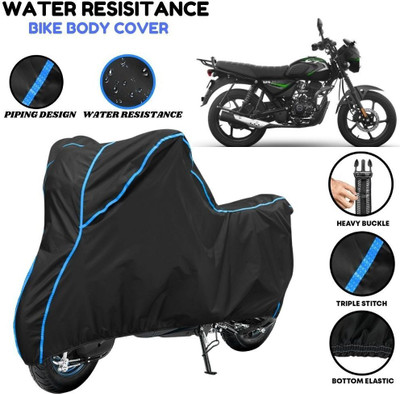 VOICO Waterproof Two Wheeler Cover for Bajaj(CT 125X, Black, Blue)