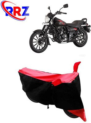 RRZ Waterproof Two Wheeler Cover for Bajaj(Avenger Street 220, Black, Red)