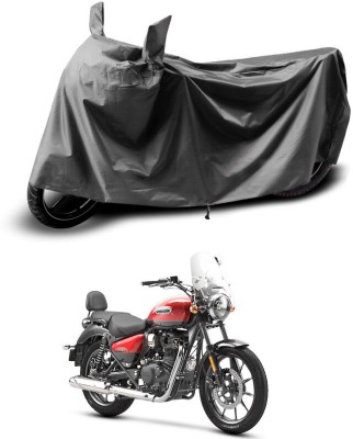 Gali Bazar Waterproof Two Wheeler Cover for Royal Enfield(Meteor BS6, Grey)