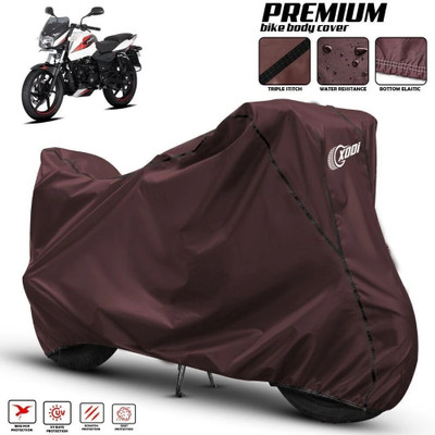 xodi Waterproof Two Wheeler Cover for Bajaj(Pulsar 150, Maroon, Black)