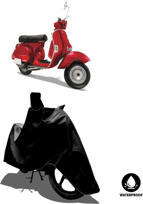 Amexride Waterproof Two Wheeler Cover for LML(Star Euro 200, Black)