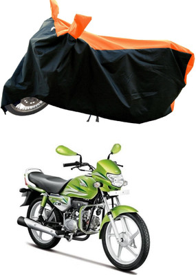 Mdstar Waterproof Two Wheeler Cover for Hero(HF Deluxe, Orange)