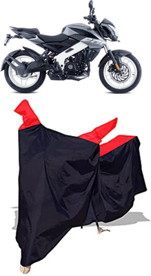 Amexride Two Wheeler Cover for Bajaj(Pulsar 200NS FI BS6, Black)