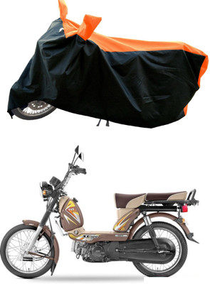 AESTRYD Two Wheeler Cover for TVS(XL 100 Comfort, Orange)