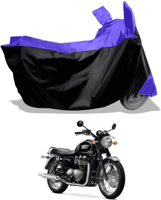 Amexride Two Wheeler Cover for Triumph(Bonneville T120 Black, Multicolor)