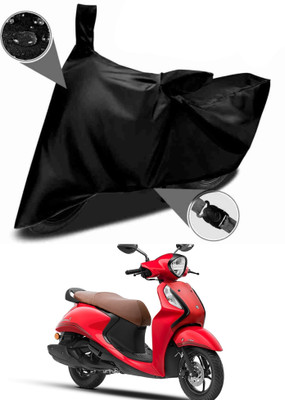 BigFly Two Wheeler Cover for Yamaha(Fascino 125 BS6, Black)