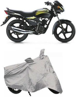 THE REAL ARV Two Wheeler Cover for TVS(Star City, Silver)