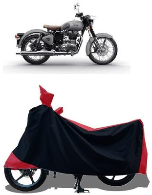 KEDIT Two Wheeler Cover for Royal Enfield(Classic 350, Red)