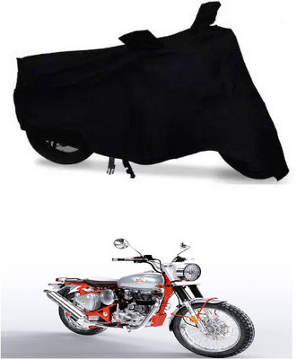 APNEK Waterproof Two Wheeler Cover for Royal Enfield(Bullet Trials 500, Black)