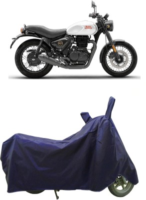 Coxtor Waterproof Two Wheeler Cover for Royal Enfield(Hunter 350, Blue)